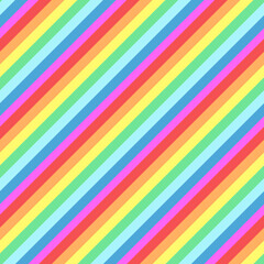 Vector seamless rainbow pattern. Simple design for wrappings, textile and backgrounds