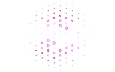 Light Pink, Yellow vector background with spots.