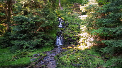 The Stołowe Mountains, Góry Stołowe, Stolové hory, Heuscheuergebirge - part of the Sudetes. The...
