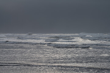 Fototapeta premium Beach at the Westport Light State Park, WA