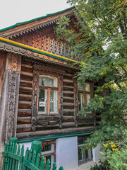 Wooden house in russia