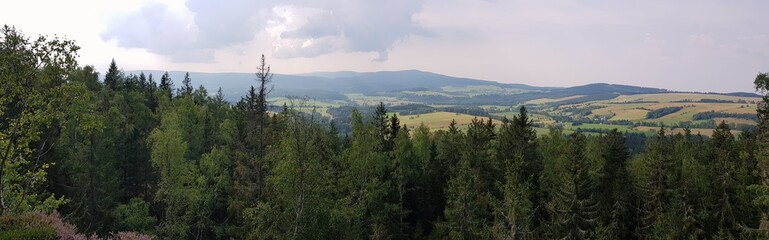 The Stołowe Mountains, Góry Stołowe, Stolové hory, Heuscheuergebirge - part of the Sudetes. The Polish part of the range is protected as the Stołowe Mountains National Park © Konrad_elx