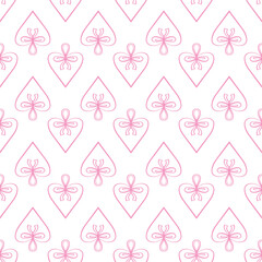 Vector seamless pattern in minimalistic style.