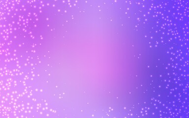 Light Purple vector layout with cosmic stars.