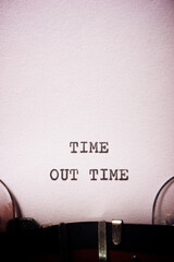 Time out time phrase