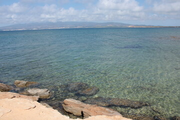 il bellissimo mare cristallino della sardegna occidentale