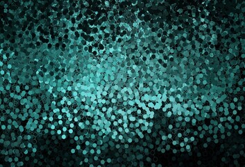 Dark Green vector backdrop with dots.