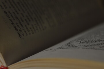 book on the table