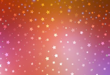 Light Pink, Yellow vector backdrop in holiday style.