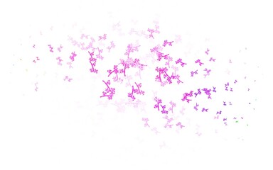 Light Green, Red vector abstract background with branches.