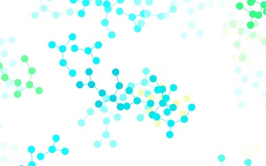 Light Green vector texture with artificial intelligence concept.