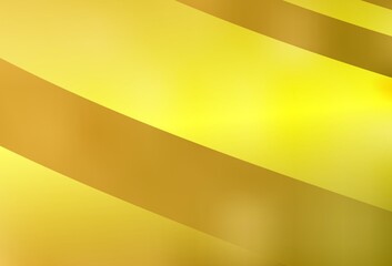 Dark Yellow vector blurred shine abstract texture.