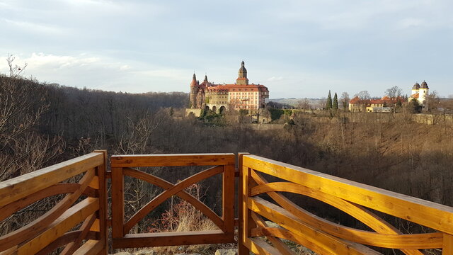 Książ (Polish: Zamek Książ, German: F&uuml;rstenstein) is the largest castle in the Silesia region, located in northern Wałbrzych in Lower Silesian Voivodeship, Poland.