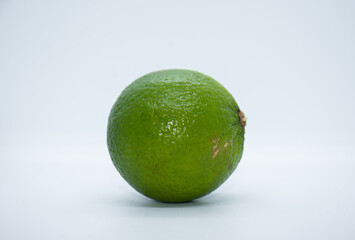 lime on white background