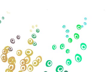 Light Multicolor, Rainbow vector texture with disks.