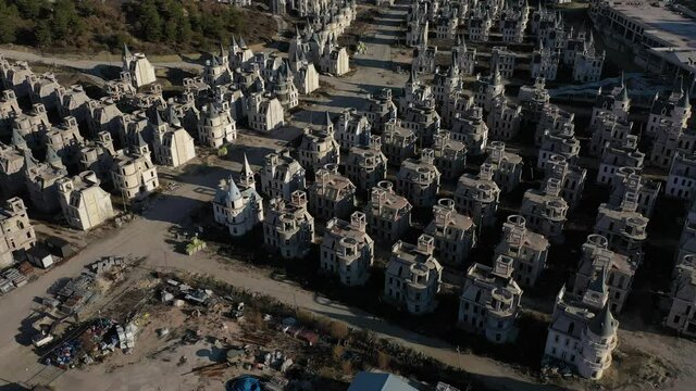 Burj Al Babas aus der Luft | Luftbilder von der Geisterstadt Burj Al Babas in der T&uuml;rkei