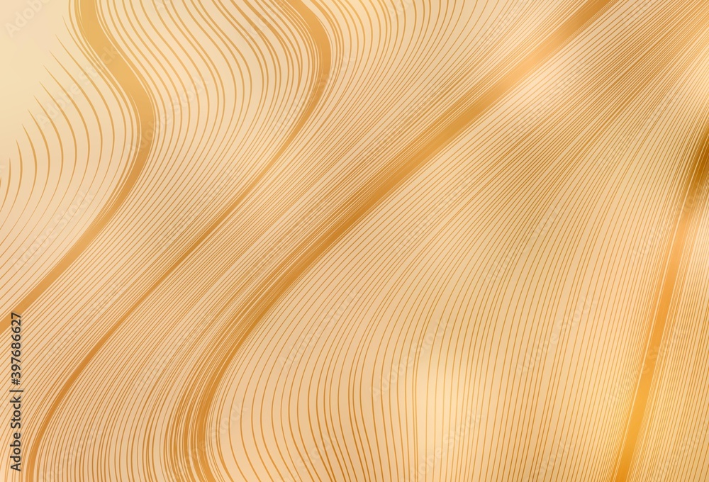 Canvas Prints light yellow vector blurred shine abstract template.