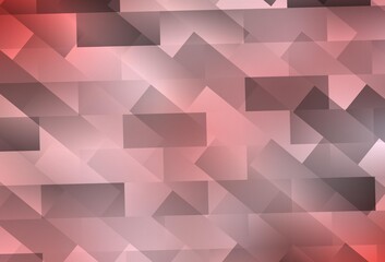 Obraz premium Light Red vector backdrop with rhombus.