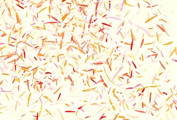 Light Red, Yellow vector pattern with sharp lines.