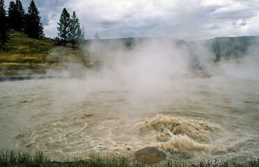 Hot Spring Basin in Yellowstone