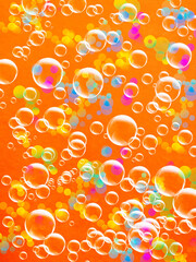 abstract background with bubbles