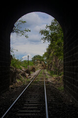 T&uacute;nel del ferrocarril en Jalisco, M&eacute;xico