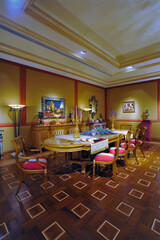 Luxurious stylish furniture, decoration and interiors.