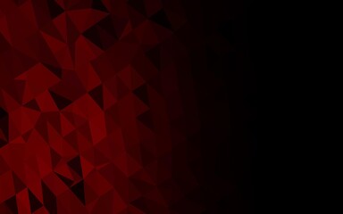 Naklejka premium Light Red vector shining triangular template.
