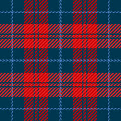 Christmas and new year tartan plaid. Scottish pattern in black, green and white cage. Scottish cage. Traditional Scottish checkered background. Seamless fabric texture. Vector illustration