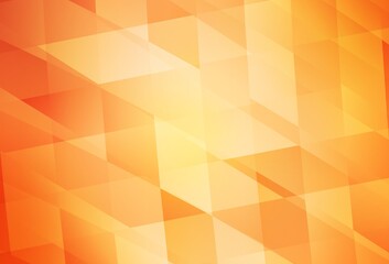 Light Orange vector backdrop with rhombus.