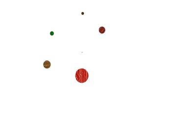Light black vector pattern with spheres.