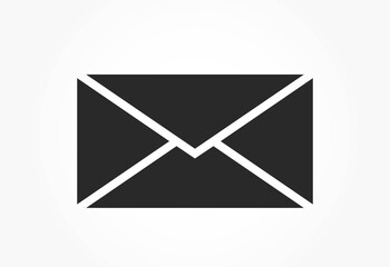 post envelope icon. closed envelope for message. infographic element and business symbol for web design