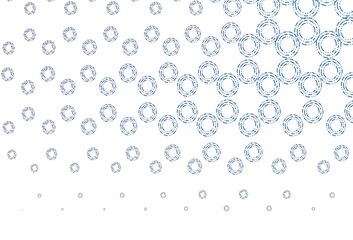 Light blue vector texture with disks.