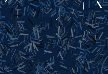 Dark blue vector pattern with narrow lines.