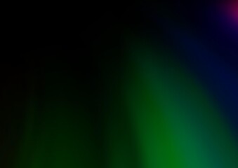 Dark Multicolor, Rainbow vector background with lamp shapes.