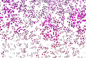 Naklejka premium Light Pink vector pattern with chaotic shapes.