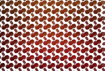 Light Green, Red vector background with lamp shapes.