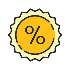Sale tag icon. Discount tag, promotion sign.