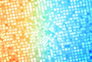 Light Blue, Red vector texture in rectangular style.