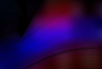 Dark Blue, Red vector layout with bent lines.