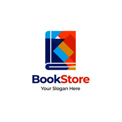 Book Store Logo Template Design Vector