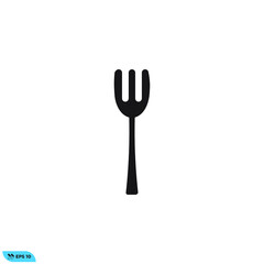 Icon vector graphic of fork