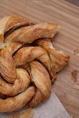 Cardamom Bun twist with bite out