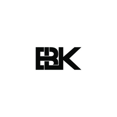 blk letter original monogram logo design