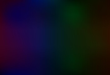 Dark Multicolor vector blurred bright template.