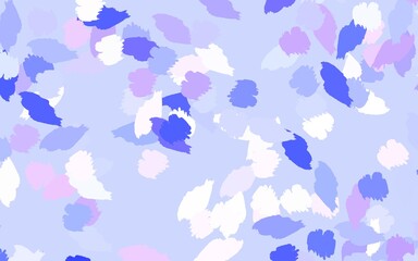 Light Pink, Blue vector texture with abstract forms.