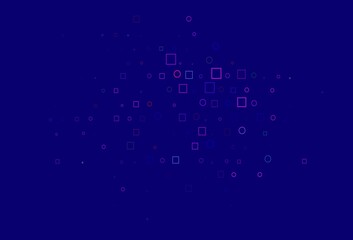 Obraz premium Light Multicolor, Rainbow vector template with spots, rectangles.