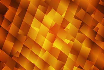 Light Orange vector pattern in square style.