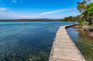 Fototapeta premium Merimbula Boardwalk Kayak
