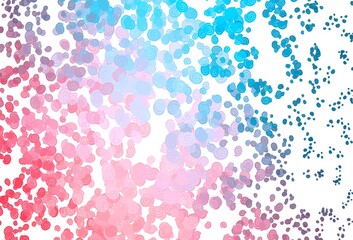 Light Blue, Red vector pattern with lamp shapes.